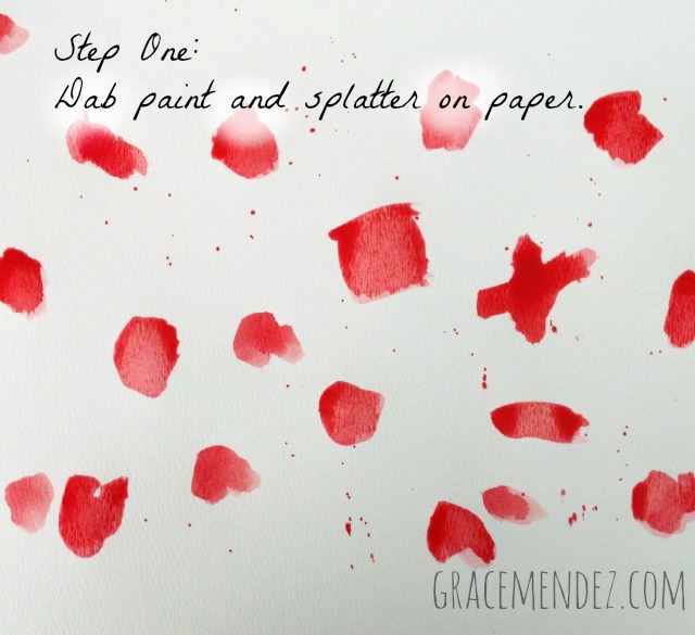 Step One - Blobs and Splatters by Grace Mendez