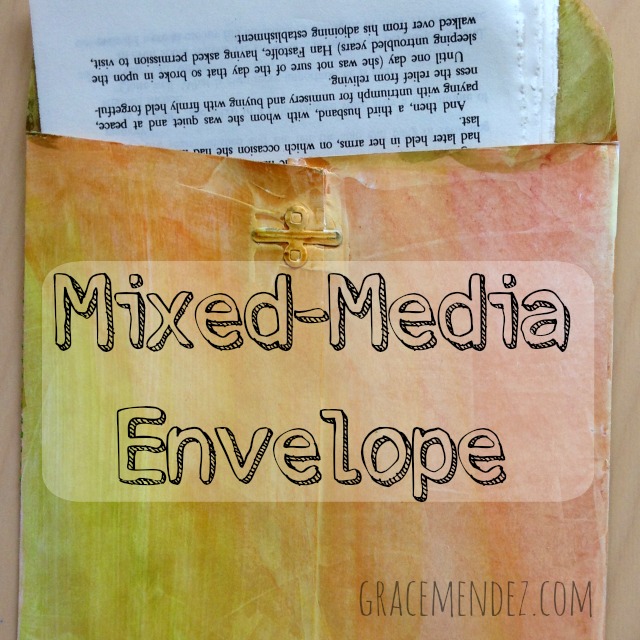 Mixed Media Envelope Grace Mendez