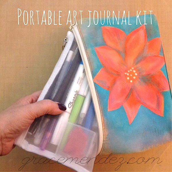 Portable Art Journal Kit Grace Mendez